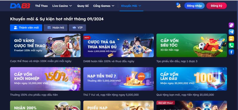 Tỷ lệ trả thưởng siêu khủng thời điểm hiện tại
